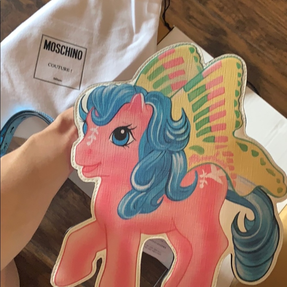 Moschino x My Little Pony runway rare pink fantasia  backpack - Picture 11 of 16